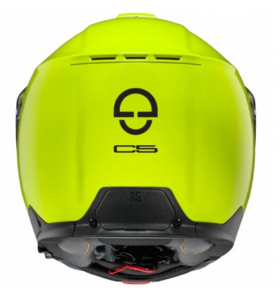 Casco apribile Schuberth C5 monocolore giallo fluo Casco apribile Schuberth C5 monocolore giallo fluo