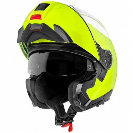 Casco apribile Schuberth C5 monocolore giallo fluo Casco apribile Schuberth C5 monocolore giallo fluo