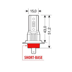 Lampadina H7 Lampa Halo led serie 11 da 2000 lumen Lampadina H7 Lampa Halo led serie 11 da 2000 lumen