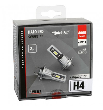 Lampadina H4 Lampa Halo led serie 11 da 2000 lumen Lampadina H4 Lampa Halo led serie 11 da 2000 lumen