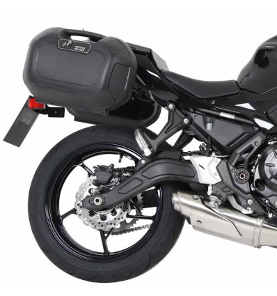 Telai laterali Hepco & Becker C-Bow system per Kawasaki Ninja 650 dal 2017 Telai laterali Hepco & Becker C-Bow system per Kawasaki Ninja 650 dal 2017