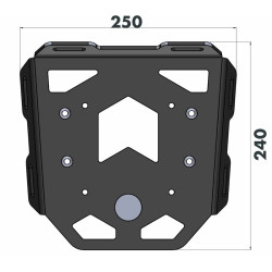 Portapacchi Hepco & Becker Mini Rack per Kawasaki Ninja 650 Portapacchi Hepco & Becker Mini Rack per Kawasaki Ninja 650