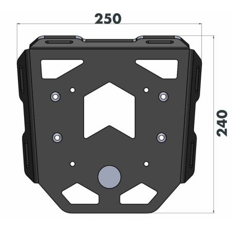 Portapacchi Hepco & Becker Mini Rack per Kawasaki Ninja 650 Portapacchi Hepco & Becker Mini Rack per Kawasaki Ninja 650