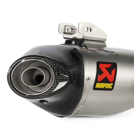 Scarico completo Akrapovic Titanio omologato per Z650 e Ninja 650 dal 2021 Scarico completo Akrapovic Titanio omologato per Z650 e Ninja 650 dal 2021