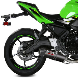 Scarico completo Mivv Oval Carbonio per Kawasaki Ninja 650 dal 2017 Scarico completo Mivv Oval Carbonio per Kawasaki Ninja 650 dal 2017