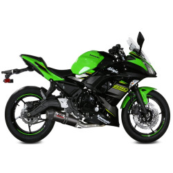 Scarico completo Mivv Oval Carbonio per Kawasaki Ninja 650 dal 2017 Scarico completo Mivv Oval Carbonio per Kawasaki Ninja 650 dal 2017