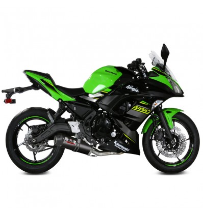 Scarico completo Mivv Oval Carbonio per Kawasaki Ninja 650 dal 2017 Scarico completo Mivv Oval Carbonio per Kawasaki Ninja 650 dal 2017
