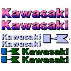 Set adesivi 20x24 cm Kawasaki
