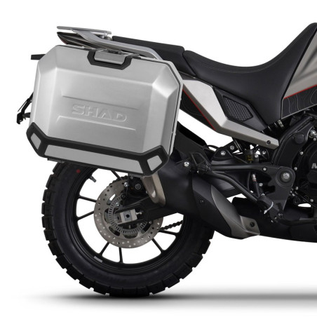 Portavaligie laterale Shad 4P per valigie compatibili su Morini X-Cape 650 Portavaligie laterale Shad 4P per valigie compatibili su Morini X-Cape 650