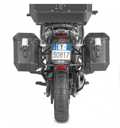 Portavaligie laterale Givi PL ONE-FIT neutro per Moto Morini X-Cape 650 Portavaligie laterale Givi PL ONE-FIT neutro per Moto Morini X-Cape 650