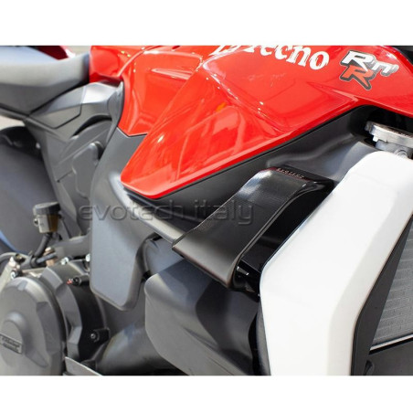 Alette aerodinamiche in alluminio Evotech per Ducati Streetfighter V2 955 Alette aerodinamiche in alluminio Evotech per Ducati Streetfighter V2 955