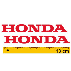 Coppia adesivi scritta Honda 13 cm in vari colori Coppia adesivi scritta Honda 13 cm in vari colori