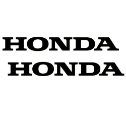 Coppia adesivi scritta Honda 7 cm in vari colori Coppia adesivi scritta Honda 7 cm in vari colori