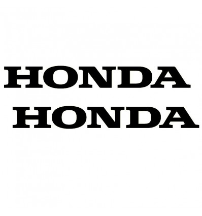 Coppia adesivi scritta Honda 22 cm in vari colori Coppia adesivi scritta Honda 22 cm in vari colori