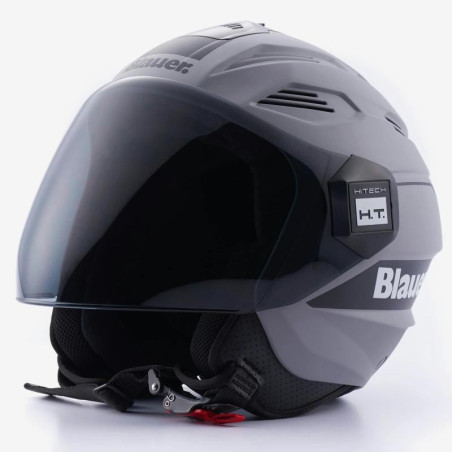 Casco Blauer HT Brat grigio opaco e nero Casco Blauer HT Brat grigio opaco e nero