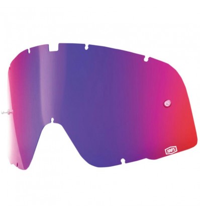 Lente 100% per maschere The Barstow blu rosso specchio Lente 100% per maschere The Barstow blu rosso specchio