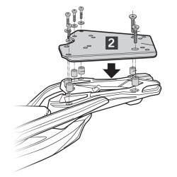 Portapacchi Shad per BMW R 1200 R/RS dal 2015 e R1250R con piastra BMW Portapacchi Shad per BMW R 1200 R/RS dal 2015 e R1250R con piastra BMW