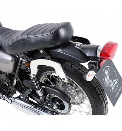 Telai laterali cromati Hepco & Becker C-Bow system per Kawasaki W 800 Street/Cafe dal 2019 Telai laterali cromati Hepco & Becker C-Bow system per Kawasaki W 800 Street/Cafe dal 2019