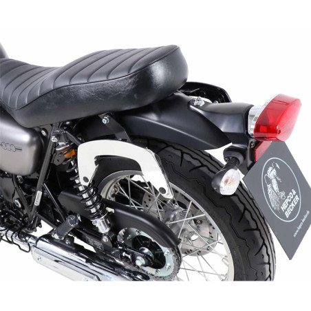 Telai laterali cromati Hepco & Becker C-Bow system per Kawasaki W 800 Street/Cafe dal 2019 Telai laterali cromati Hepco & Becker C-Bow system per Kawasaki W 800 Street/Cafe dal 2019
