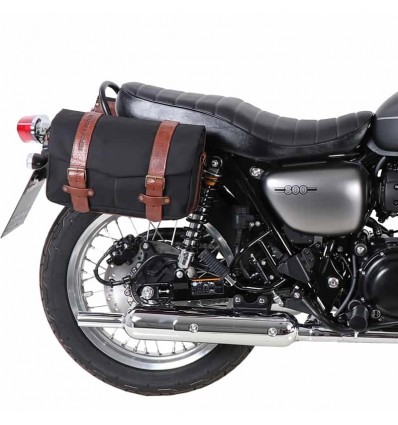 Telai laterali cromati Hepco & Becker C-Bow system per Kawasaki W 800 Street/Cafe dal 2019 Telai laterali cromati Hepco & Becker C-Bow system per Kawasaki W 800 Street/Cafe dal 2019