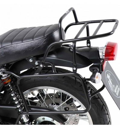 Portapacchi e telai laterali Hepco & Becker neri per Kawasaki W800 dal 2019