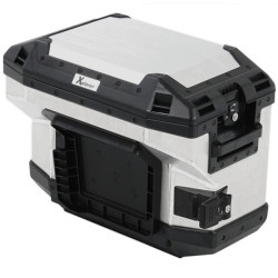 Set completo telai laterali e valige argento Hepco & Becker Cutout per Ducati Desert X Set completo telai laterali e valige argento Hepco & Becker Cutout per Ducati Desert X