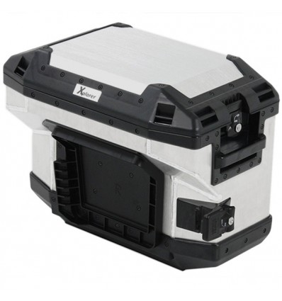 Set completo telai laterali e valige argento Hepco & Becker Cutout per Ducati Desert X Set completo telai laterali e valige argento Hepco & Becker Cutout per Ducati Desert X