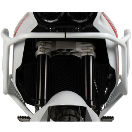 Paraserbatoio Hepco & Becker Rally bianco per Ducati Desert X Paraserbatoio Hepco & Becker Rally bianco per Ducati Desert X