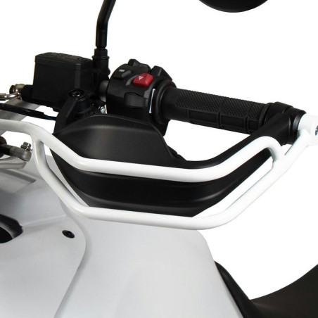 Protezione paramani Hepco & Becker bianchi per Ducati Desert X Protezione paramani Hepco & Becker bianchi per Ducati Desert X