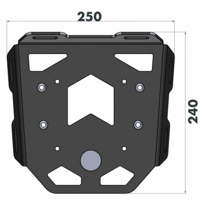 Portapacchi Hepco & Becker Mini Rack per Ducati Desert X Portapacchi Hepco & Becker Mini Rack per Ducati Desert X