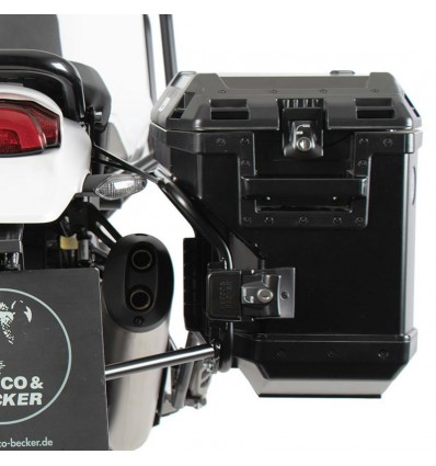 Set completo telai laterali e valige Hepco & Becker Cutout per Ducati Desert X Set completo telai laterali e valige Hepco & Becker Cutout per Ducati Desert X