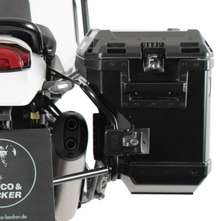 Set completo telai laterali e valige Hepco & Becker Cutout per Ducati Desert X Set completo telai laterali e valige Hepco & Becker Cutout per Ducati Desert X