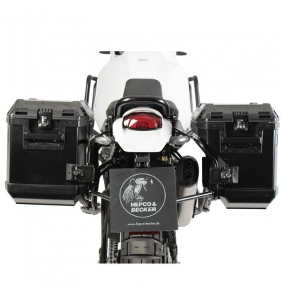 Set completo telai laterali e valige Hepco & Becker Cutout per Ducati Desert X Set completo telai laterali e valige Hepco & Becker Cutout per Ducati Desert X