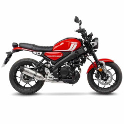 Scarico completo Leovince LV ONE Evo acciaio Kat per Yamaha YZF R125. XSR 125 e MT 125 dal 2021 Scarico completo Leovince LV ONE Evo acciaio Kat per Yamaha YZF R125. XSR 125 e MT 125 dal 2021