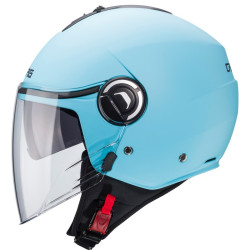 Casco Caberg Riviera V4-X monocolore azzurro opaco Casco Caberg Riviera V4-X monocolore azzurro opaco