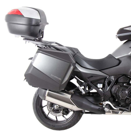 Portapacchi nero Hepco & Becker Alu Rack per Honda NT 1100 Portapacchi nero Hepco & Becker Alu Rack per Honda NT 1100