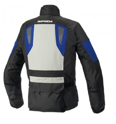 Giacca da moto Spidi Voyager Evo tre strati nera, grigia e blu Giacca da moto Spidi Voyager Evo tre strati nera, grigia e blu