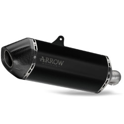Terminale Arrow Sonora Titanium Dark per Aprilia Touareg 660 Terminale Arrow Sonora Titanium Dark per Aprilia Touareg 660