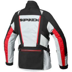 Giacca da moto Spidi Allroad H2Out tre strati nera, grigia e rossa