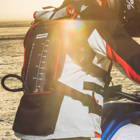 Giacca da moto Spidi Allroad H2Out tre strati nera, grigia e rossa