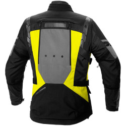 Giacca da moto Spidi 4 Season Evo H2Out grigia, nera e gialla Giacca da moto Spidi 4 Season Evo H2Out grigia, nera e gialla