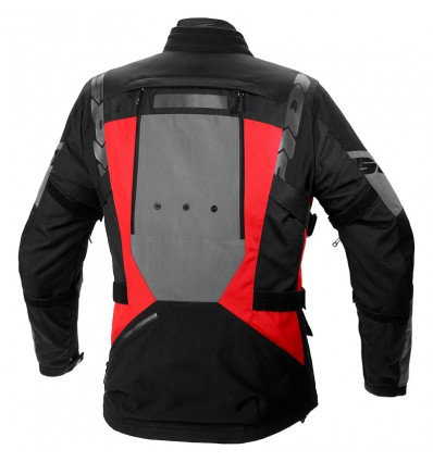 Giacca da moto Spidi 4 Season Evo H2Out nera, grigia e rossa Giacca da moto Spidi 4 Season Evo H2Out nera, grigia e rossa