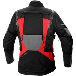 Giacca da moto Spidi 4 Season Evo H2Out nera, grigia e rossa Giacca da moto Spidi 4 Season Evo H2Out nera, grigia e rossa