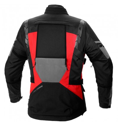 Giacca da moto Spidi 4 Season Evo H2Out nera, grigia e rossa Giacca da moto Spidi 4 Season Evo H2Out nera, grigia e rossa