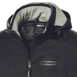Giacca da moto Spidi Hoodie Armor H2Out nera Giacca da moto Spidi Hoodie Armor H2Out nera