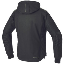 Giacca da moto Spidi Hoodie Armor H2Out nera Giacca da moto Spidi Hoodie Armor H2Out nera