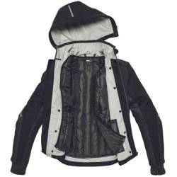 Giacca da moto Spidi Hoodie Armor H2Out nera Giacca da moto Spidi Hoodie Armor H2Out nera