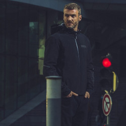 Giacca da moto Spidi Hoodie Armor H2Out nera Giacca da moto Spidi Hoodie Armor H2Out nera