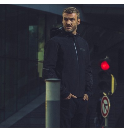 Giacca da moto Spidi Hoodie Armor H2Out nera Giacca da moto Spidi Hoodie Armor H2Out nera