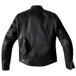 Giacca da moto in pelle Spidi Roadrunner nera Giacca da moto in pelle Spidi Roadrunner nera